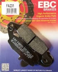 Plaquettes frein EBC FA23 pour moto Kawasaki ZR7 750 et VN 800 avant en acier fritté