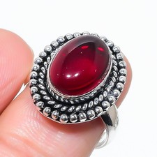 Red Carnelian Gemstone Handmade 925 Sterling Silver All Size Ring For Gift