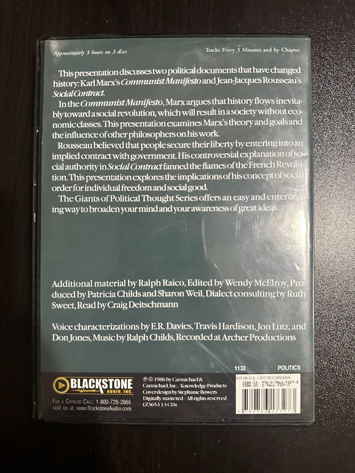 Giants of Political Thought DVD Communist Manifesto - Image 2 of 2