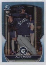 2023 Bowman Draft Chrome Sky Blue Refractor Lazaro Montes #BDC-185 11s9