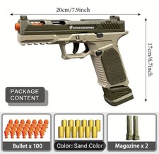 NEW Toy Foam Dart Blaster Set  100 Soft Bullets