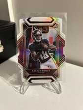 2021 Panini Select - Calvin Ridley - Falcons White Prizm Die-Cut /99