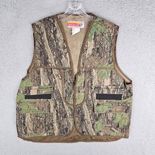 VTG Winchester Hunting Vest Mens XL Camouflage Outdoor Bird Shoot Zip-Up
