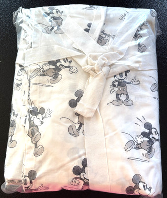 Pottery Barn Kids Mickey Mouse Nostalgic Full-Size Sheet Set Organic Cotton
