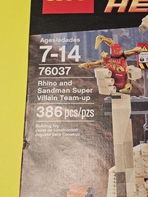LEGO Marvel Rhino SUPER HEROES SPIDERMAN 76037 RARE LIMITED RETIRED HARD TO FIND