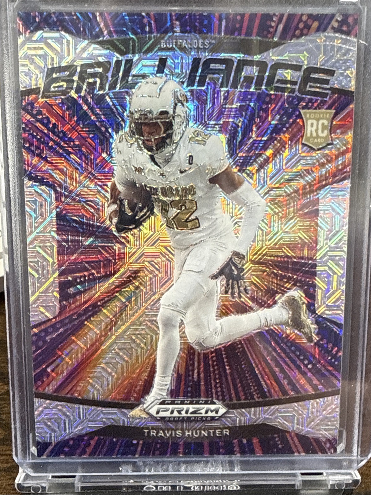 2025 Panini Prizm Draft Picks Travis Hunter Brilliance Mojo /25 Colorado