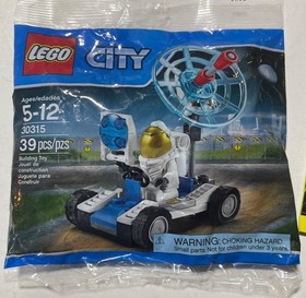 Lot of 2 Sealed : LEGO CITY 30315 Space Utility Vehicle and Series 16 Minifigure