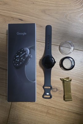 Google Pixel Watch 41mm Schwarz Wifi -wie Neu