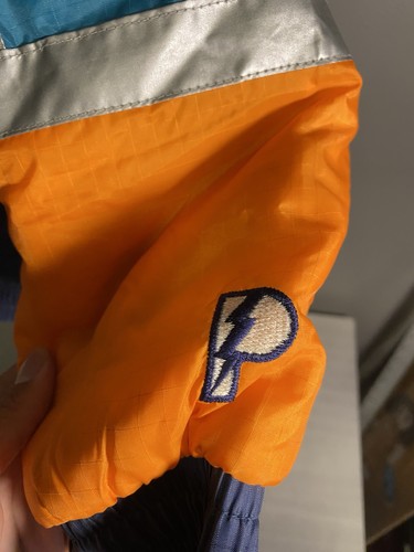 Vintage NFL Dolphins Pro Player gefütterte Jacke wendbar Jugend Größe Large 14-16 - Bild 5 von 23