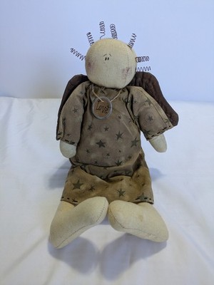 Honey and Me Primitive Love Angel Doll Holiday Country 2004 Retired 13 