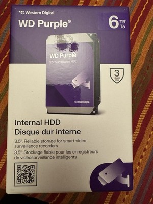 Western Digital WD Purple 6TB 3.5 in SATA III Internal HDD WD62PURP