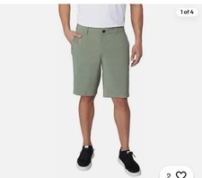 New Mens O'Neill Crossover Hybrid Shorts, Green, Size 34