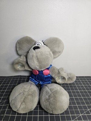 Diddl Thomas Goletz 10in Plush Mouse With Suction Cups Vintage Depesche Vertrieb