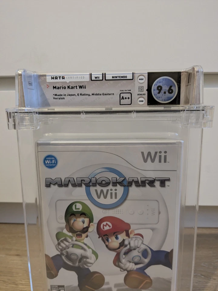 Nintendo Wii Spiel Mario Kart Wii WATA 9.6 A++ NEU OVP NO VGA/UKG - Bild 3 von 4