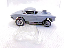 Resin HO SLOT CAR scale C1 1962 corvette gasser body 4 gear mounts