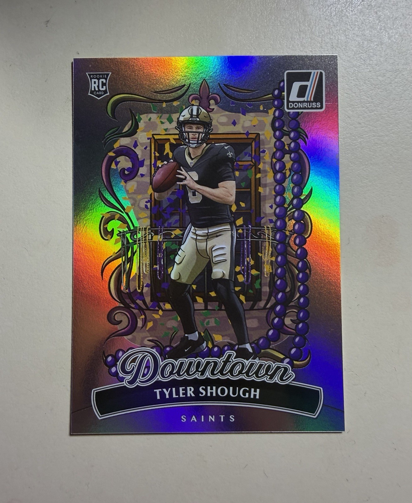 2025 Donruss Downtown Tyler Shough Regular Size - Pristine Condition