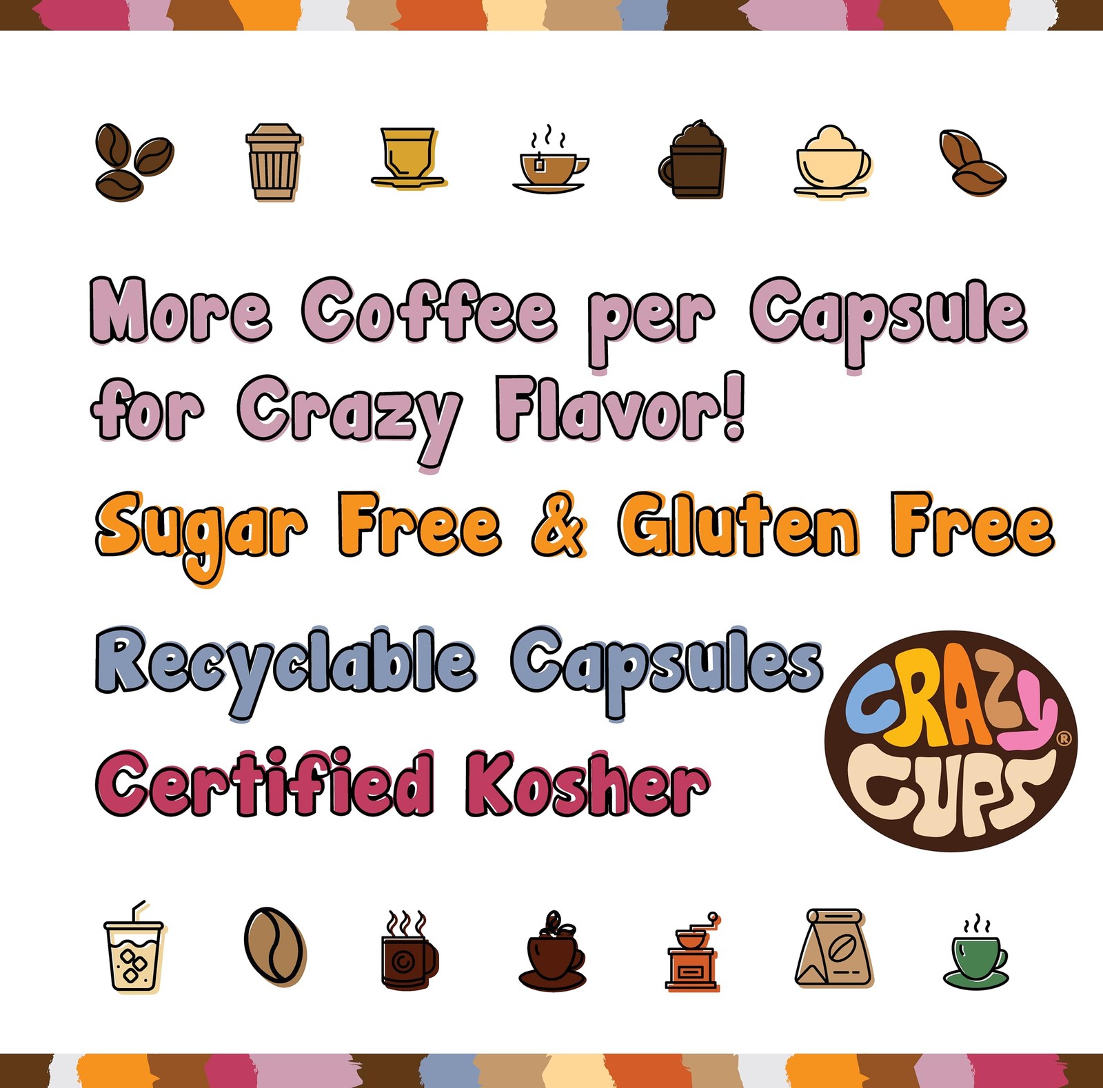 Flavored Decaf Coffee Single Serve Cups For Keurig K Cup Brewer Variety Pack ...