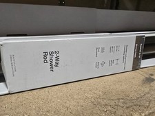 Threshold 2 Way Shower Rod Bronze Finish 46" To 72"