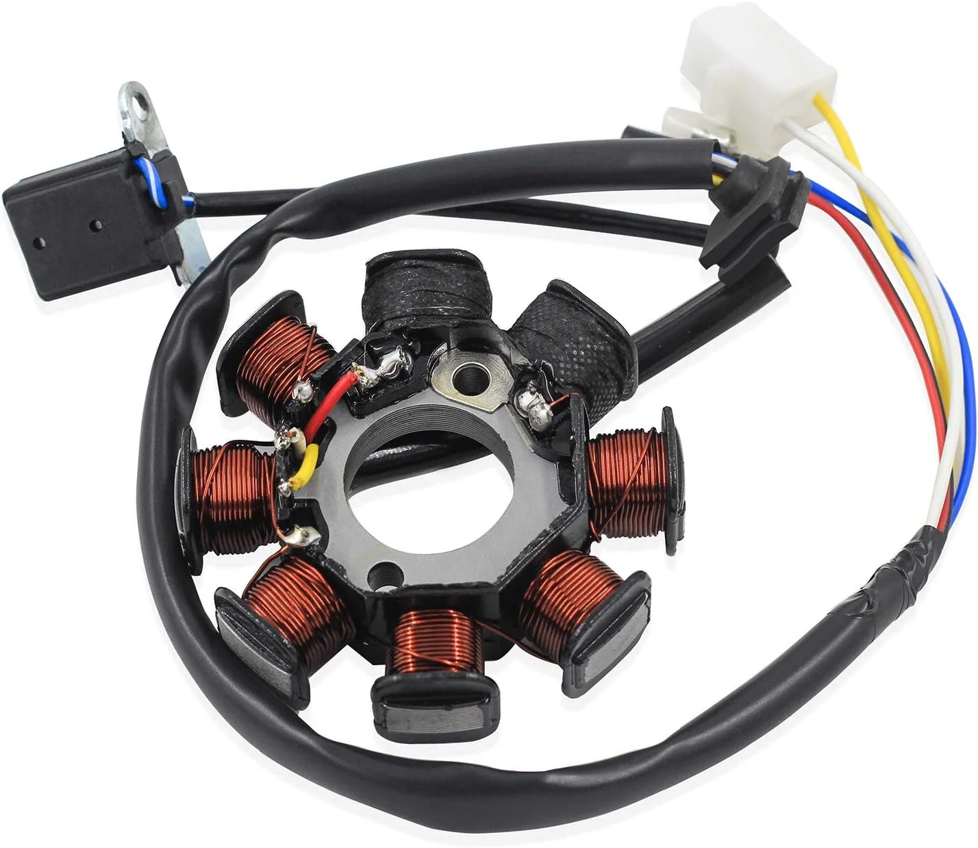 Ignition Stator Magneto 4 wire AC 8 Pole Coil for GY6 49cc 50cc 80cc 125cc 150cc