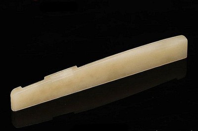 Knochen Steg, Stegeinlage für Western-Gitarre, 76 x 2,9 x 9 mm bone saddle