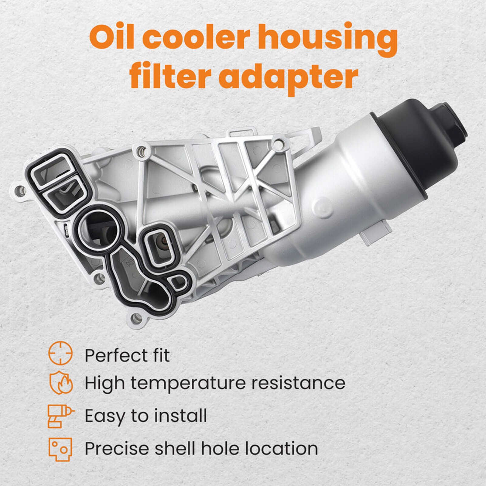 Aluminum Oil Cooler Filter Housing for Mini Cooper BMW i8 14–2020 11428585235 M