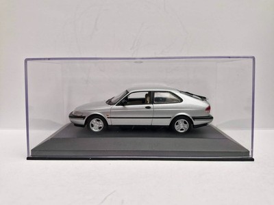 RARE Minichamps SAAB 900 Turbo 16S Coupe 1995 Dealer Edition 1:43 MIB missing pa