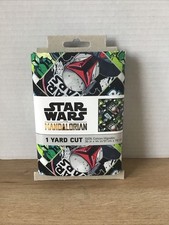 New Star Wars Mandalorian 1 Yard Cut 36 x 44  100 Cotton Fabric Quilt Craft Sew