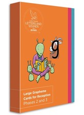 Large Grapheme Cards for Reception: Phases 2 and 3 by Wandle Learning Trust and 