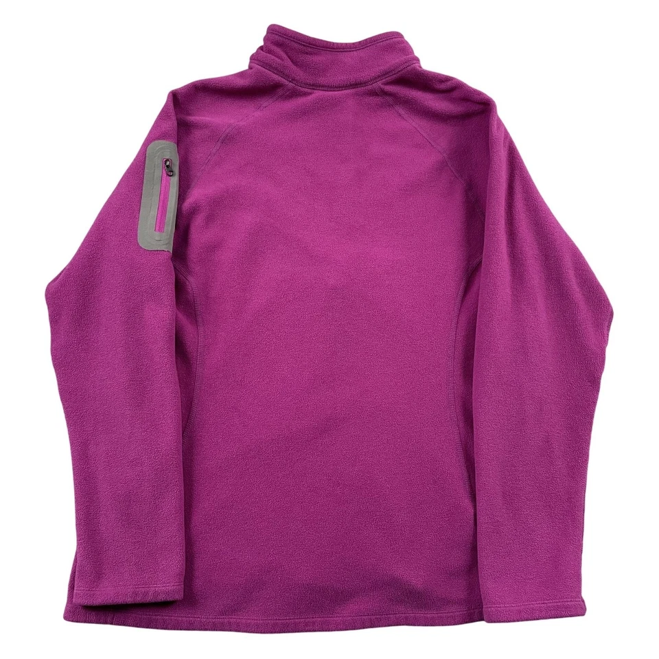 Vellón Eddie Bauer Ascent para mujer 2X Polartec magenta 1/2 cremallera Foto 2 de 4
