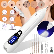 9 Gears Electric Laser Plasma Pen Skin Tag Tattoo Wart Moles Freckle Remover
