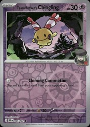 Team Rocket's Chingling 085/182 Reverse Holo Destined Rivals