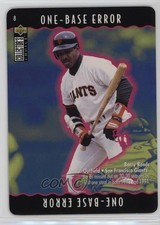 1996 Collector's Choice You Make the Play Barry Bonds (One-Base Error) #8 05v0