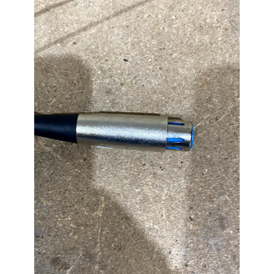 Black Professional Dmx Patch Cable 5-Pin XLR Male to Female Round Braided - Image 2 of 4