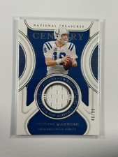 2021 Panini National Treasures Peyton Manning Century Materials Patch /99