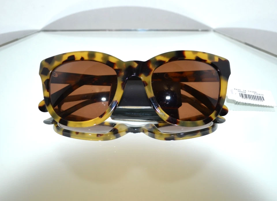 HERMOSA J. Gafas de sol Crew "Veranda" ojo de gato caparazón de tortuga marrón H8908 EG5624 Foto 4 de 4