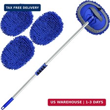 Wontolf 62'' Car Wash Brush Kit with Long Handle, Chenille Microfiber Car Wash M