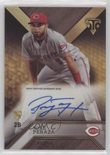 2016 Topps Triple Threads Auto Rookies 95/99 Jose Peraza #ARC-JP Auto 0ja2