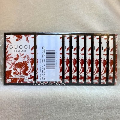 12x Gucci Bloom Eau de Parfum EDP Sample Sprays .05oz, 1.5ml Each Sealed