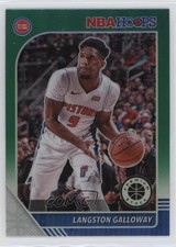 2019-20 Panini NBA Hoops Premium Stock Green Prizm Langston Galloway #56 1b9i