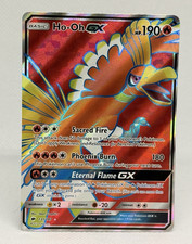 Pokémon TCG Ho-Oh GX Full Art Sm-Burning Shadows 131/147 Holo UR 190 HP 2017 on eBay