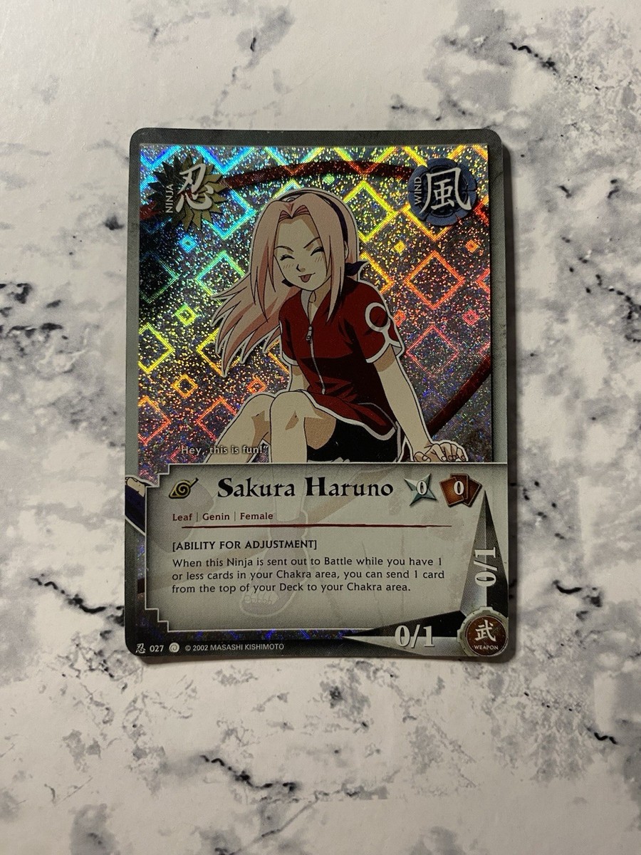 Sakura Haruno 027 Diamond Foil Path To Hokage Foil Naruto Card