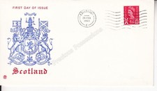GB STUART FDC COVER 1969 REGIONAL DEFINITIVE EDINBURGH SCOTLAND UNADDRESSED