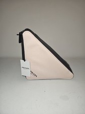PRADA PARADOXE Bolsa de Belleza Rosa Triángulo Bolsa Estuche de Maquillaje Cosmético NUEVO con Etiquetas