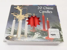 VTG Chime Wax Candles Lot of 20ct 4"H Christmas Candles Only No Chimes D4444