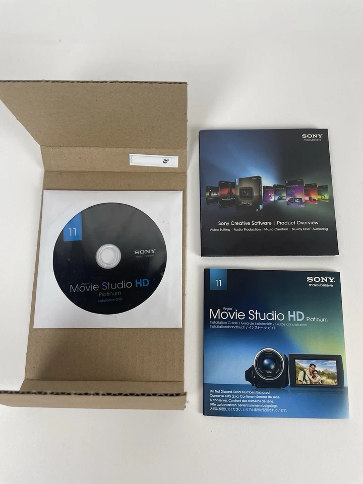 Sony Vegas Movie Studio HD Platinum Video Editing Audio Software In Box - Image 4 of 4