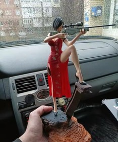 Anime Figure Toy 36cm Ada Wong Biohazard Girls Figure Game Action Figures