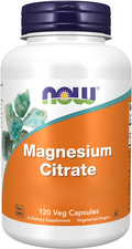 Foods, Magnesium Citrate, 400Mg, 120 Vegan Capsules, Gluten Free, Vegetarian, So 1.21 per thousand milligrams