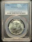 PCGS MS 64 - 1966 Kennedy Half Dollar Silver 50C Coin -338