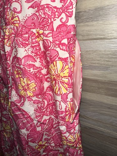 Lilly Pulitzer Georgie Chum Bucket Underwire Bustier Fit Flare Dress Size 6 #K - Picture 4 of 10