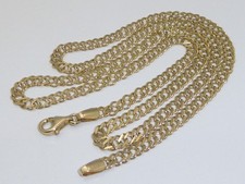 333 Gold 8K Gelbgold Halskette 7,38 g Panzerkette 50 cm Kette 3,8 mm breit A139